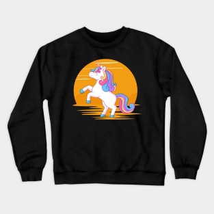 my little artax and sunset Crewneck Sweatshirt